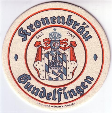 gundelfingen dlg-by kronen 1a (rund215-wappen-roter rahmen-blaurot)